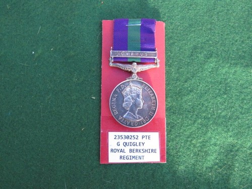 General service medal bar - general,