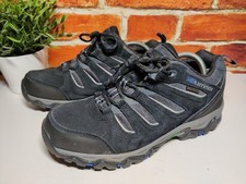 MENS KARRIMOR MOUNT LOW 9 WEATHERTITE UK 9 EU 43 NAVY SUEDE WALKING HIKING SHOES