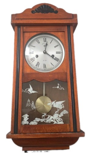Wooden wall clock - clock, with