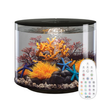 OASE BIORB TUBE 35L BLACK AQUARIUM FISH TANK MCR LED LIGHTING COMPLETE SETUP