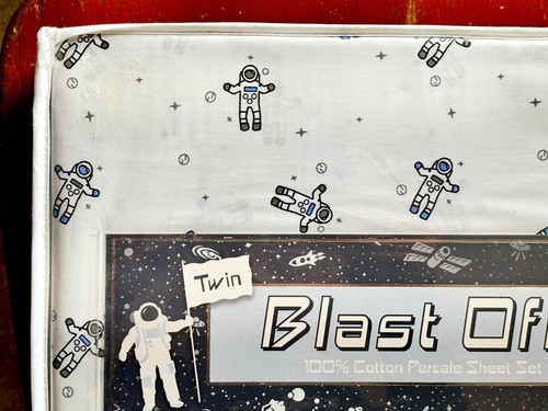 Blast off astronaut outer - blast, off!
