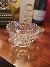 Vintage Glass Sweet Sugar Bowl