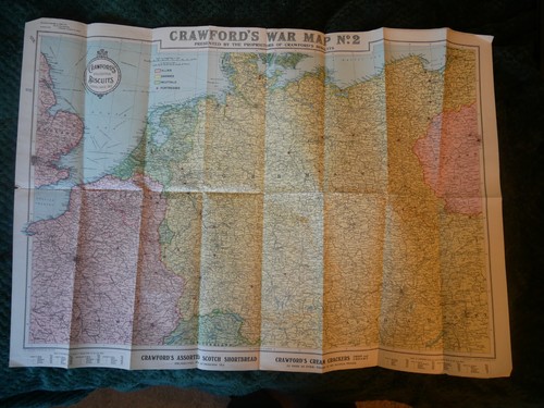 Crawford war map ww1 - no., map,