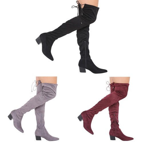 Womens thigh high boots ladies - thigh,