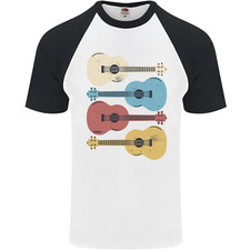 Four Ukulele Guitars Mens S/S