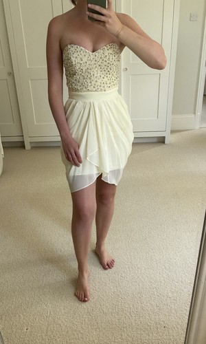 Lipsy cream strapless - lipsy,