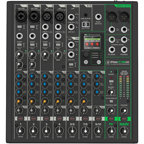 Mackie profx10 channel - profx10, go