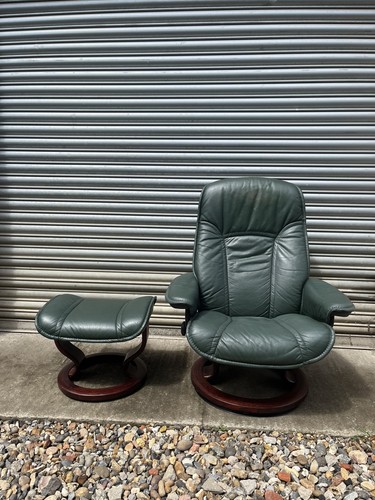 Green ekornes stressless chair - ekornes,