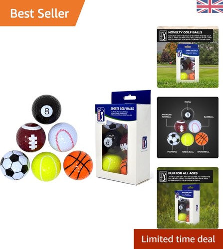 Funny multicolor golf balls - funny,