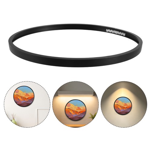 Round frame photo - photo, canvas