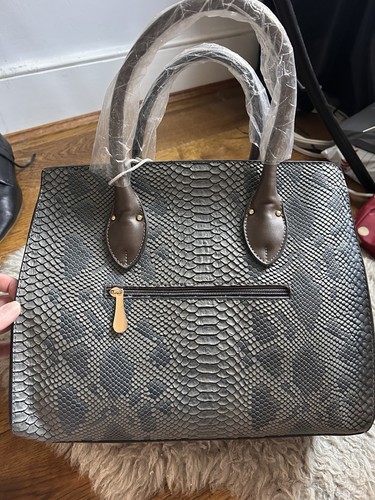 Milan grey snake print faux - snake,