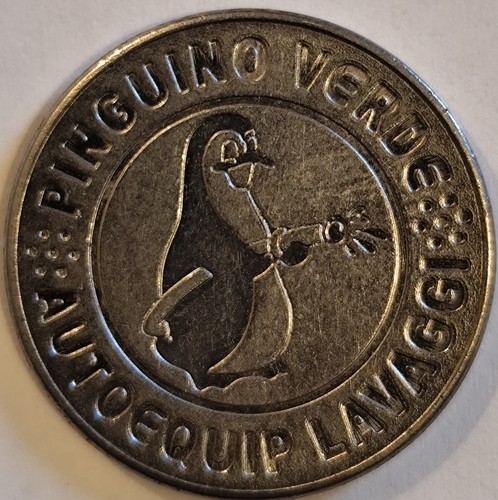 Car wash token pinguino - wash,