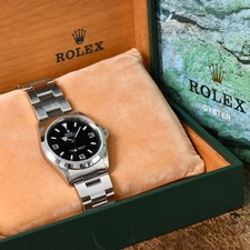 Rolex Explorer 36mm 14270 Oyster Perpetual 1995 W Serial Men's Watch - Boxed