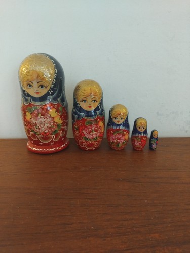 Vintage russian dolls 5 - vintage,