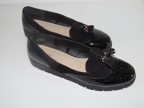 Matalan soleflex black suede - black,