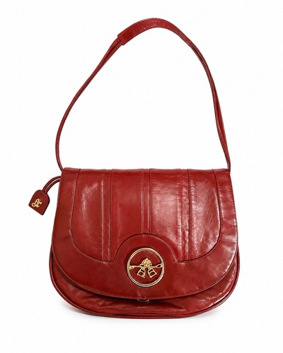 Vintage lancel paris red - lancel,