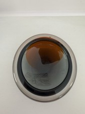 Whitefriars Tangerine On Pewter Extremely Rare Bowl Pat Num 9712