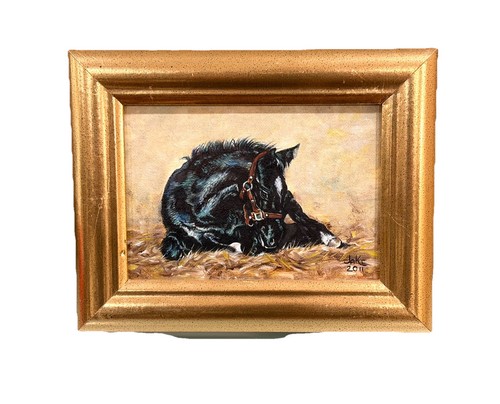 2011 signed equestrian horse - signed,