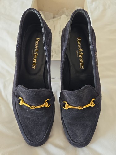 Russell bromley blue suede - ,