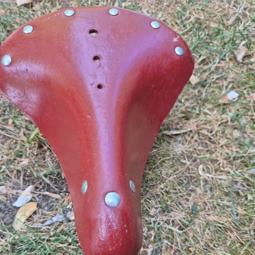 Vintage spring bike saddle - vintage,