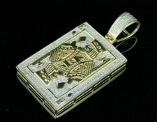 2.60Ct Round Diamond King Card