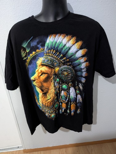Lion headdress graphic shirt - graphic,