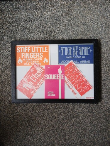 Five rare backstage passes - five,