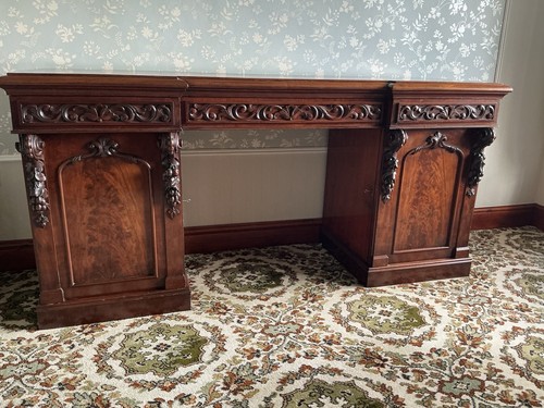 Mahogany antique sideboard - antique,