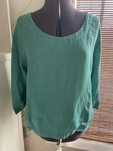 Cut loose linen - loose, polkadot