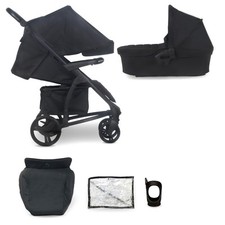 My Babiie MB200 2-in-1 Pushchair & Carrycot - Onyx Black - Grade A