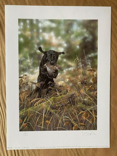 Dog art black labrador - black,