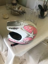 Motorcycle  helmet Motor cross size small kids pink used 