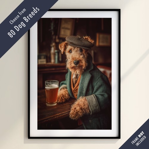 Funny dog drinking beer the - drinking,