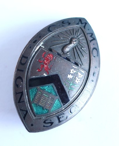 Vintage enamel badge - , csmmg