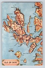 Map postcard the isle of - postcard,