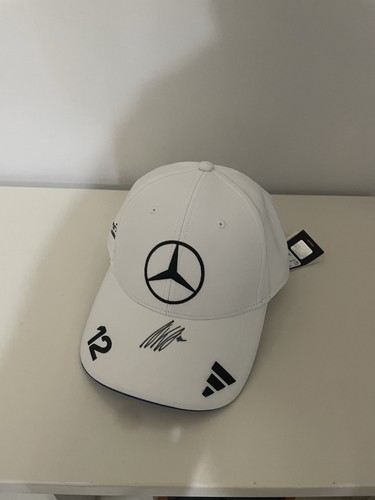 Mercedes white cap - f1,