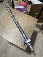 Telescopic Brompton Seat Post Steel Snap Fit - Silver