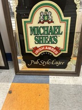 Vintage 80s Bar Pub Mirror