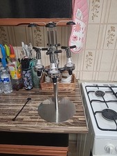 4 Bottle Rotary Bar Butler Drinks Stand Spirits Wine Optic Dispenser