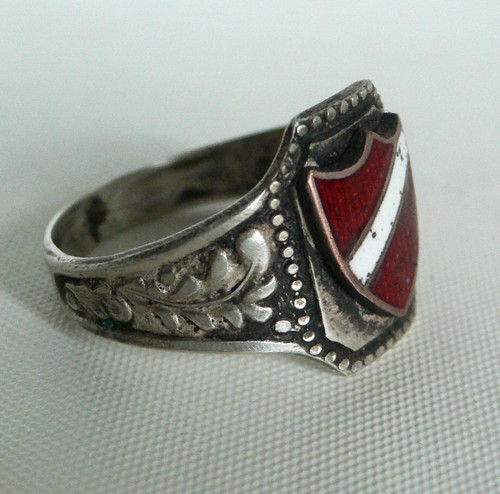 Ring german ww2 wwii oak - ring,