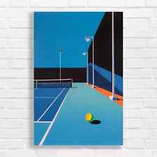 Modern Tennis Court Canvas