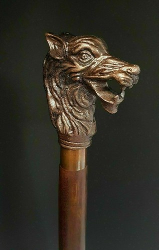 Vintage handmade walking stick - vintage,
