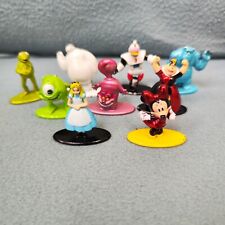 Disney Nano Metal Figures Die-Cast Set of 9 Kermit Cheshire Cat Red Queen Minnie