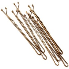 30 x BROWN BOBBY PINS Strong