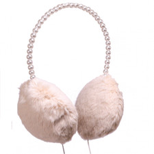 Fashion Fluffy Girls Womens Ear Earmuff Iphone Phone Computer Music Headphones