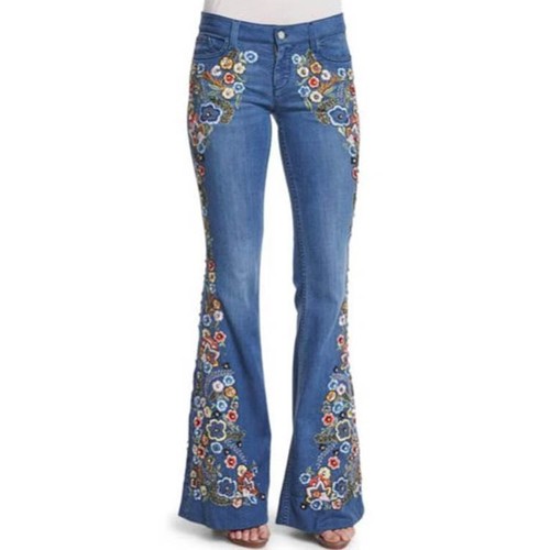 Ladies floral flared - ladies,