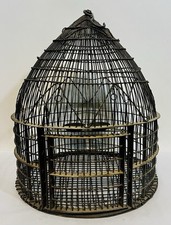 Rare! Vintage French Dome Bird