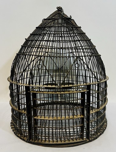 Rare vintage french dome bird - rare!,
