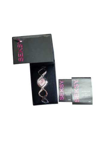 Seksy loop pink dial stainless - loop,