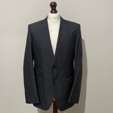 HUGO BOSS Mens Suit Wool Silk